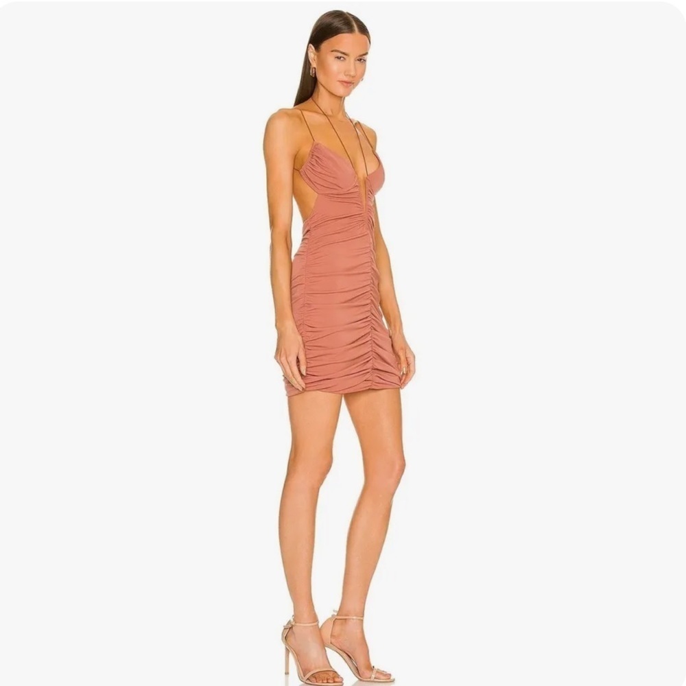 Not Yours to Keep Valentina Mini Dress in Rosewood